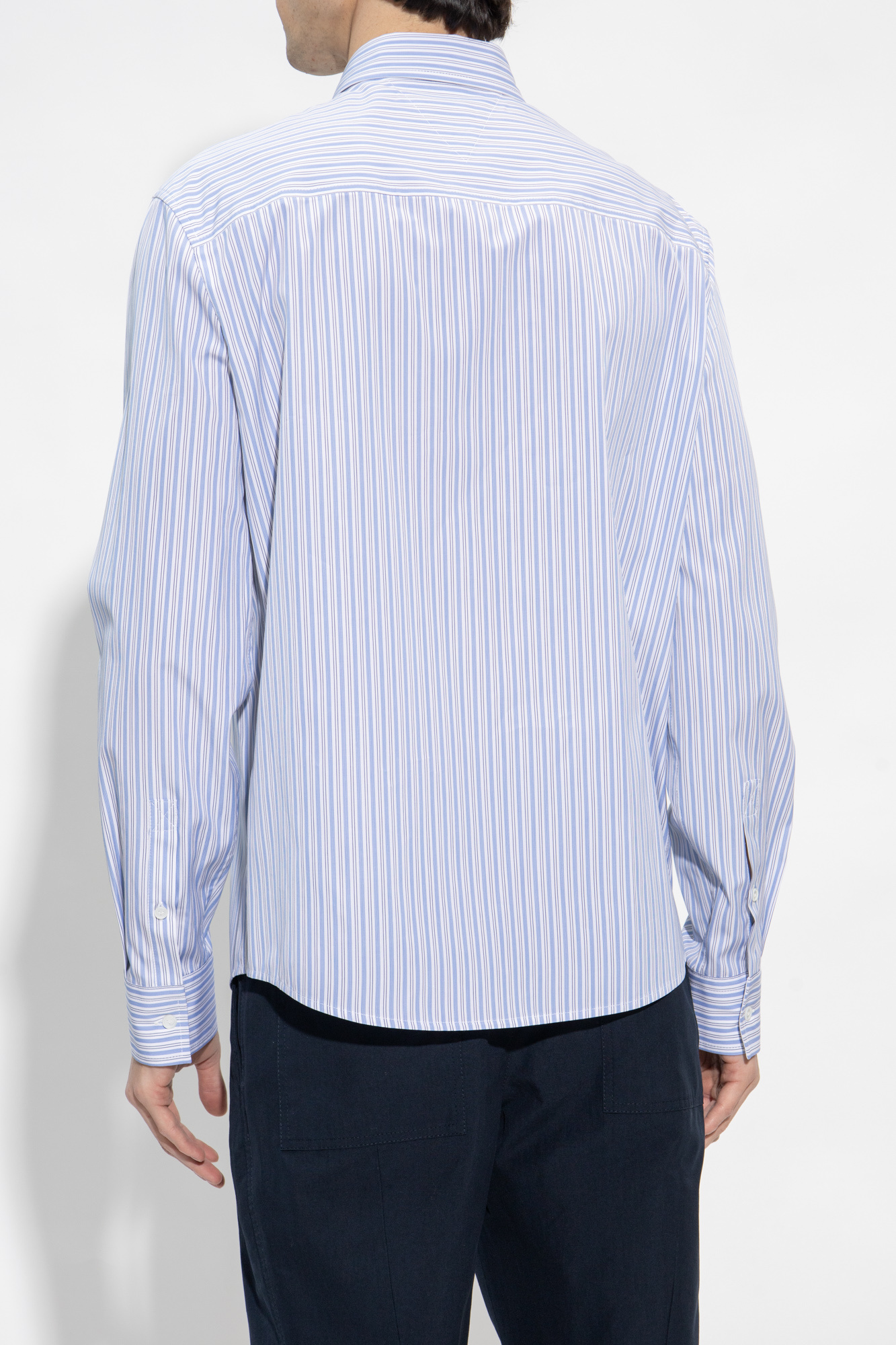 Leste - bottega veneta cotton twill long sleeved shirt